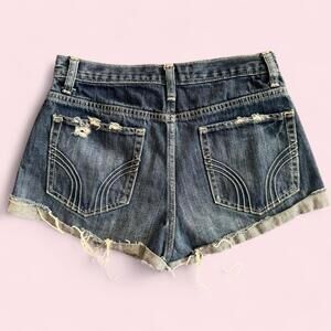 Hollister Women's Distressed Denim Shorts Size 1/W25